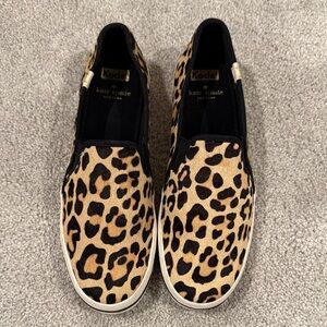 Keds x Kate Spade Animal Print Slip-Ons